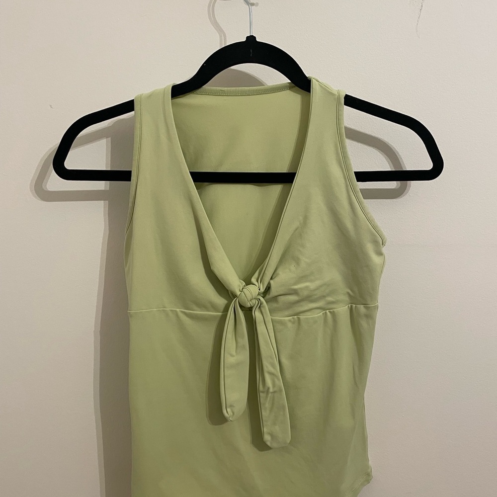 TIE FRONT TANK TOP